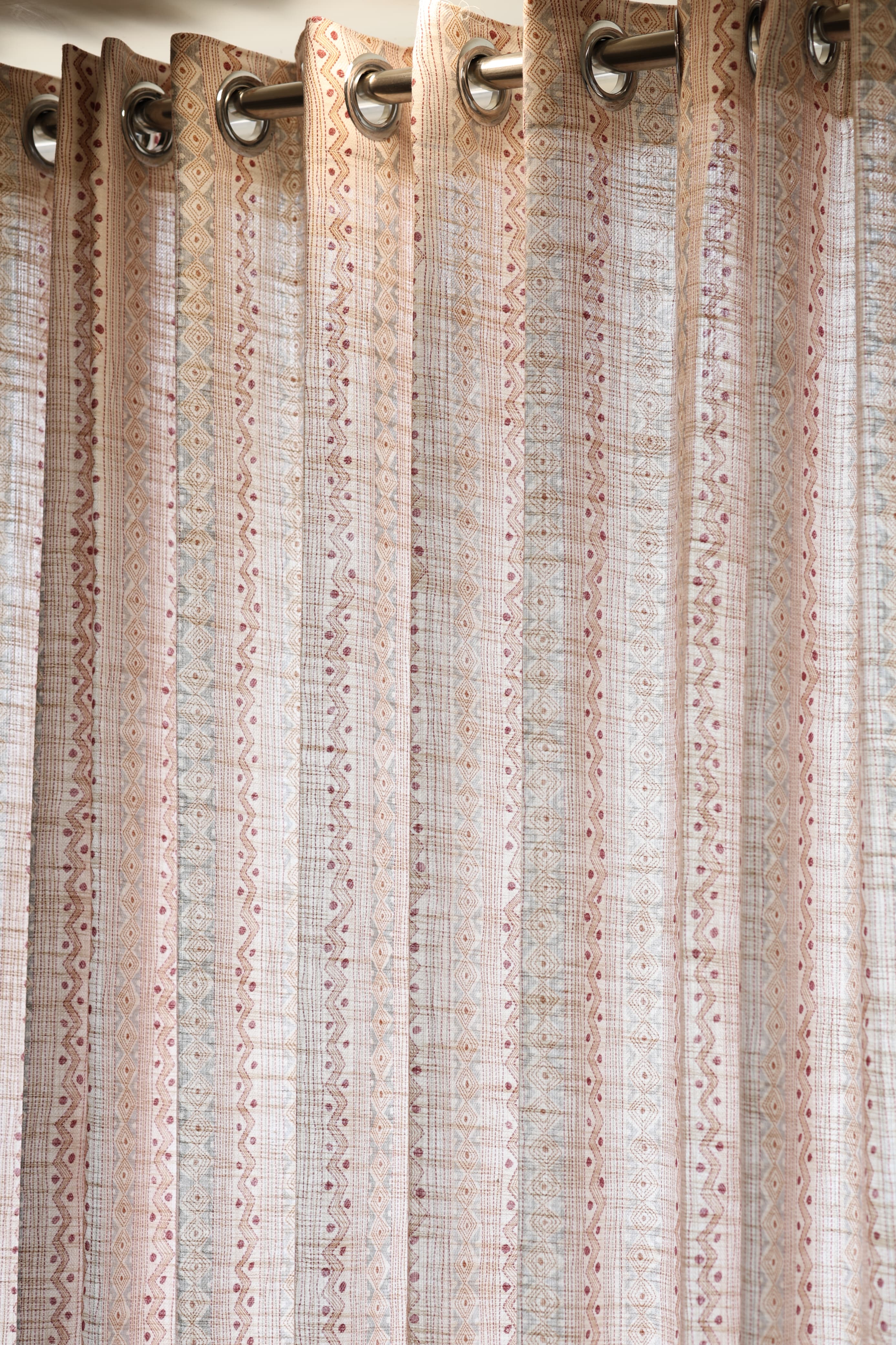 Curtains - Premium kantha print floral opaque curtains prebooking
