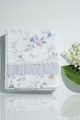 Bedsheets - Premium King cotton lace bedsheets majestic