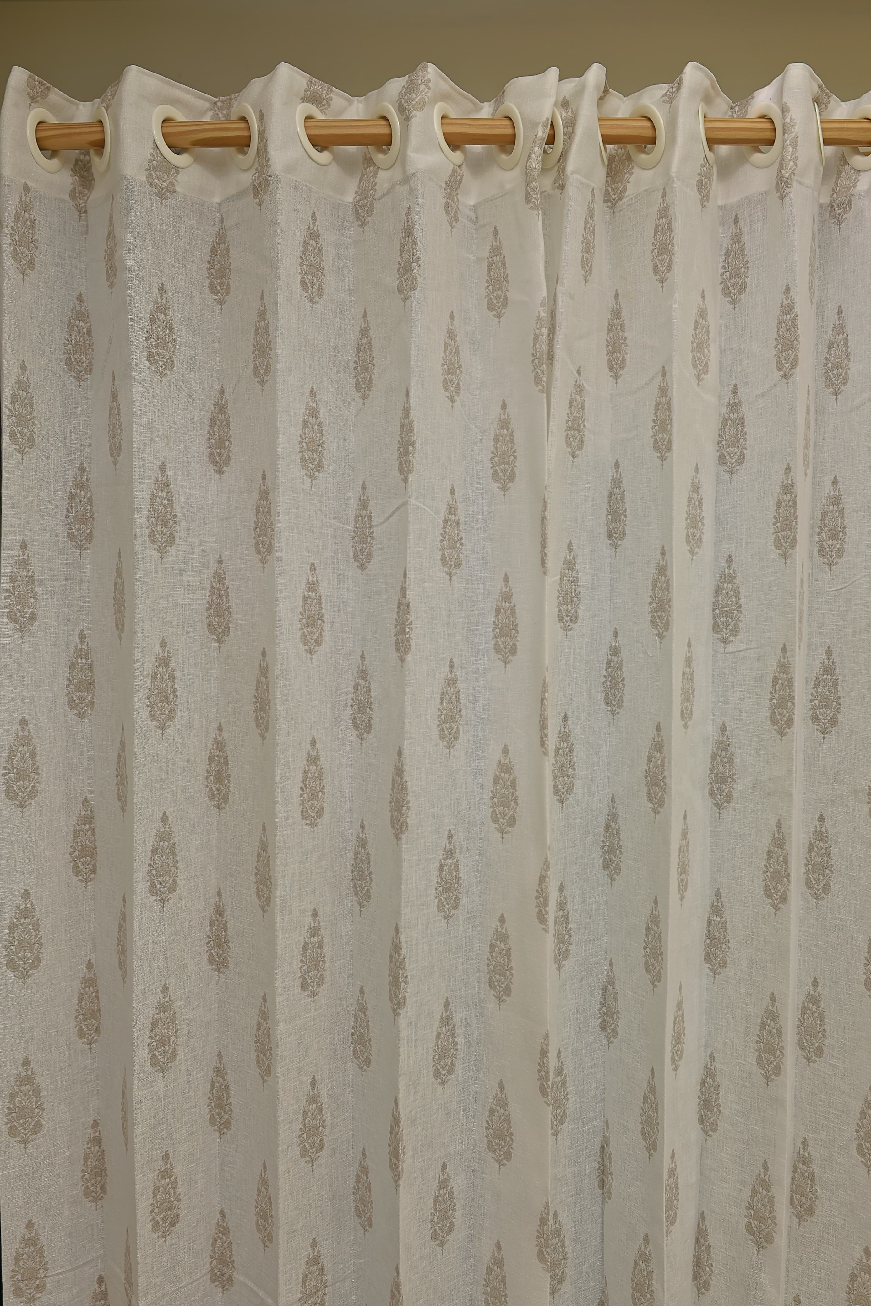 Curtain-Self printed semi transparent