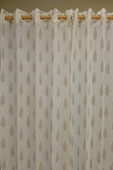 Curtain-Self printed semi transparent
