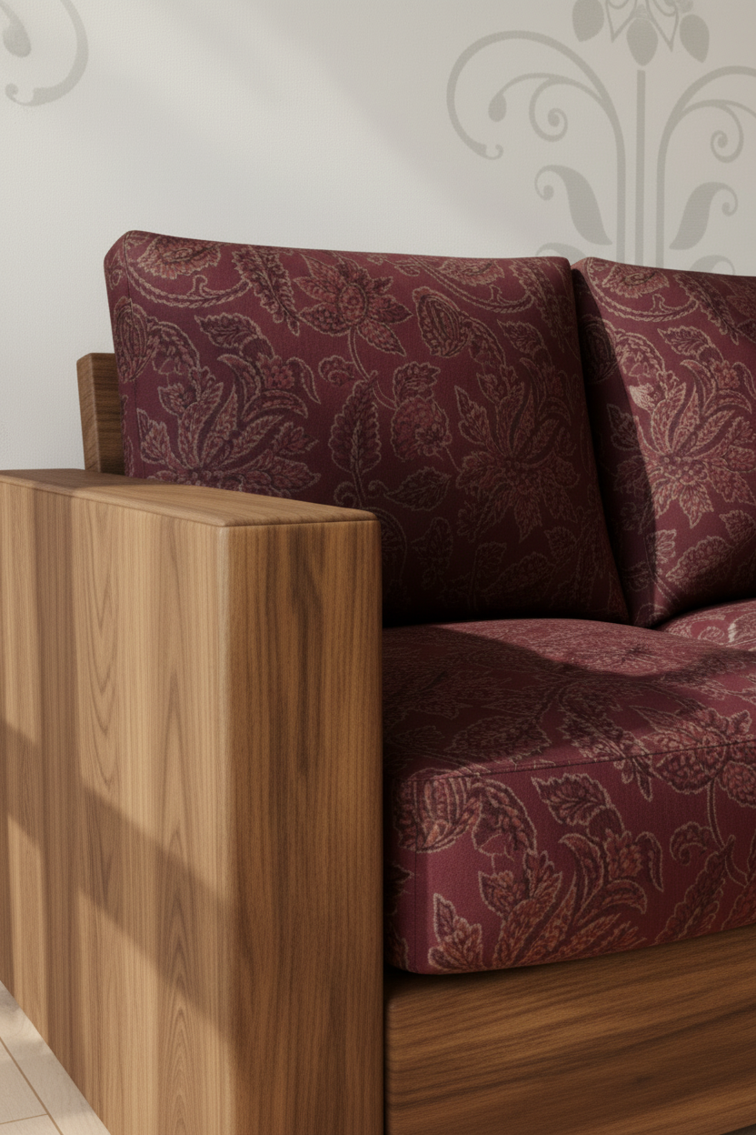 Upholstery fabrics -Ajrakh(Bagru)
