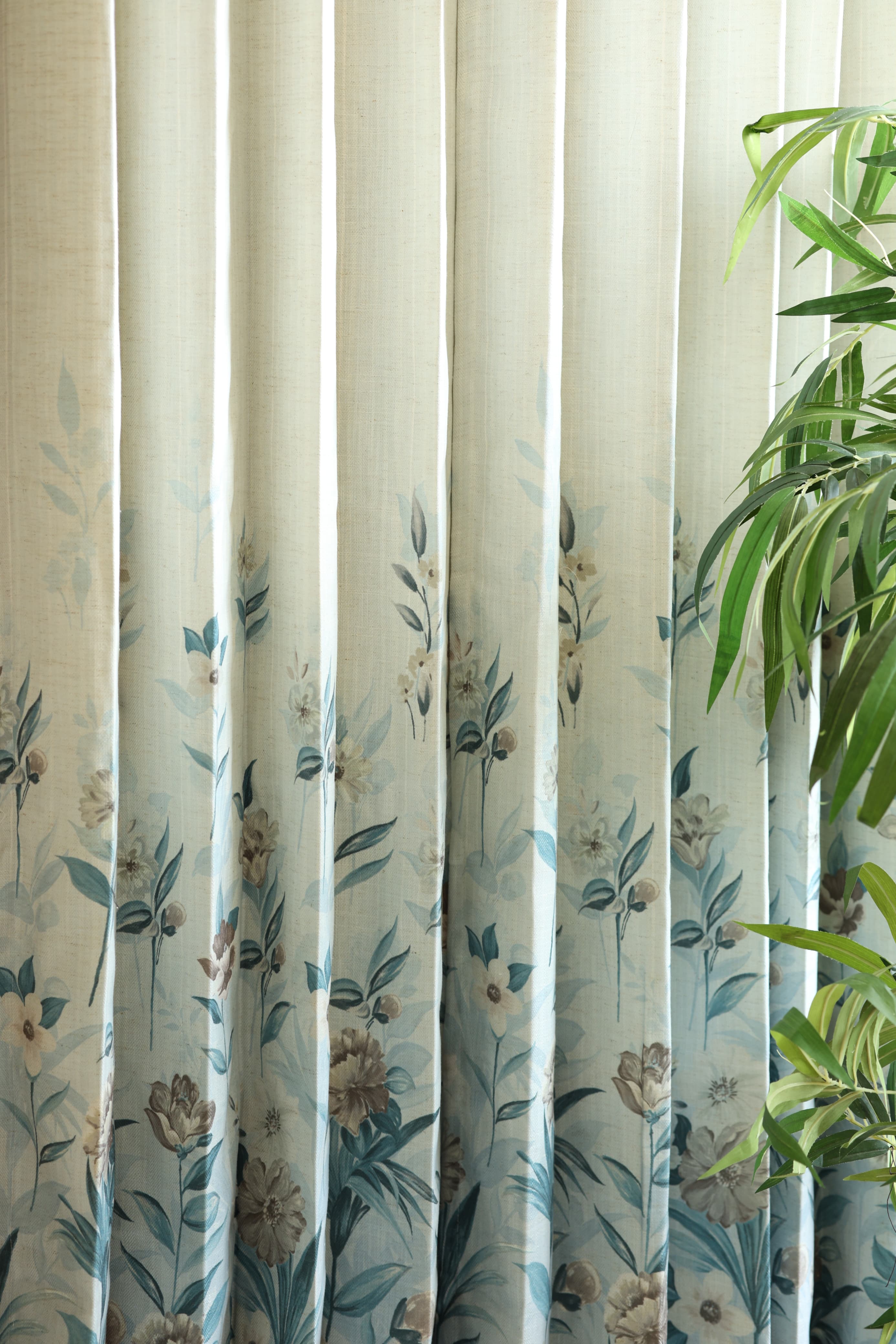 Curtains English floral printed curtains (sheer and opaque) prebooking
