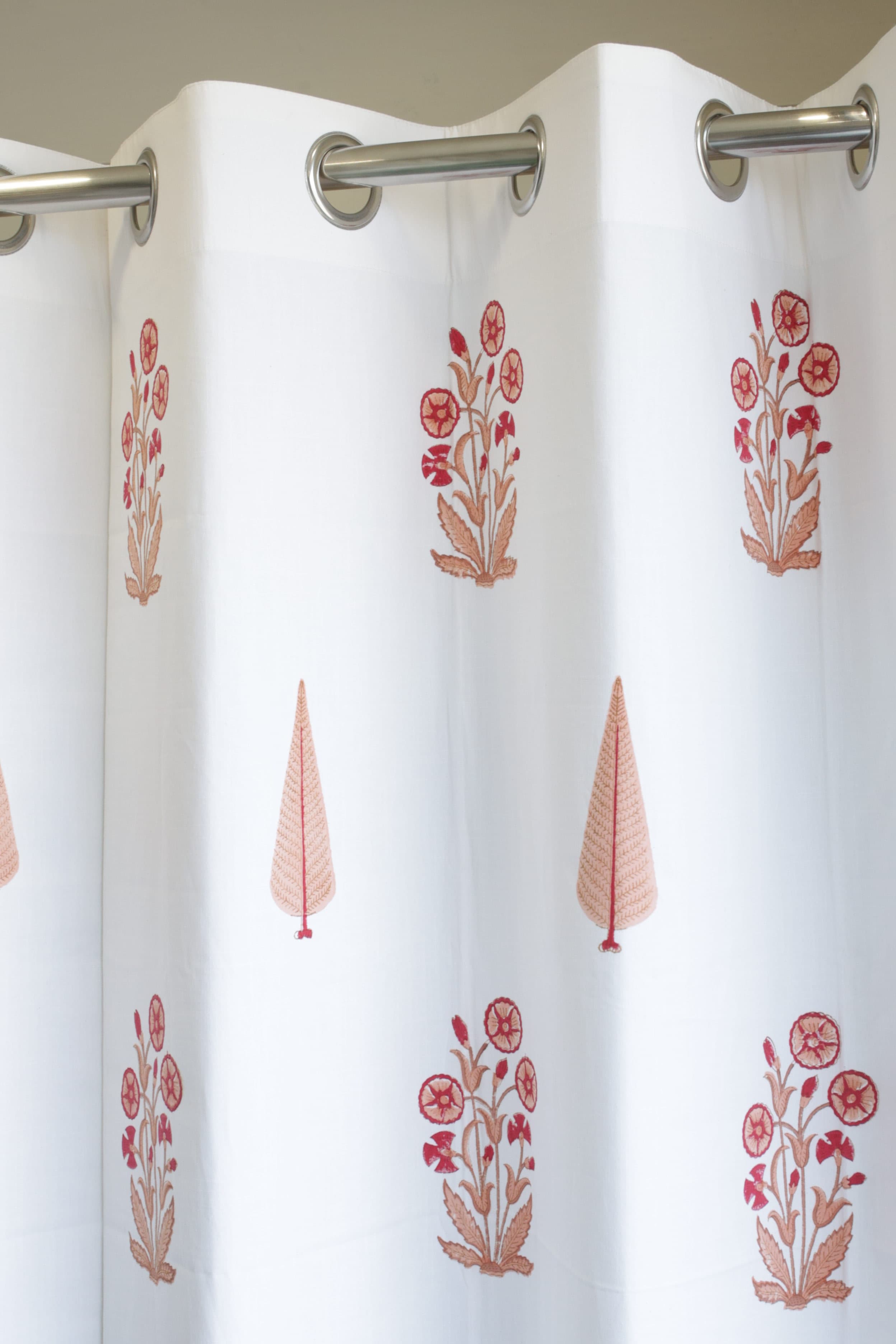 Curtains - Handblock printed curtains base