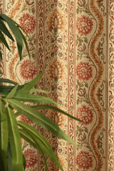 Curtains:Handblock printed curtains(sheer and opaque)