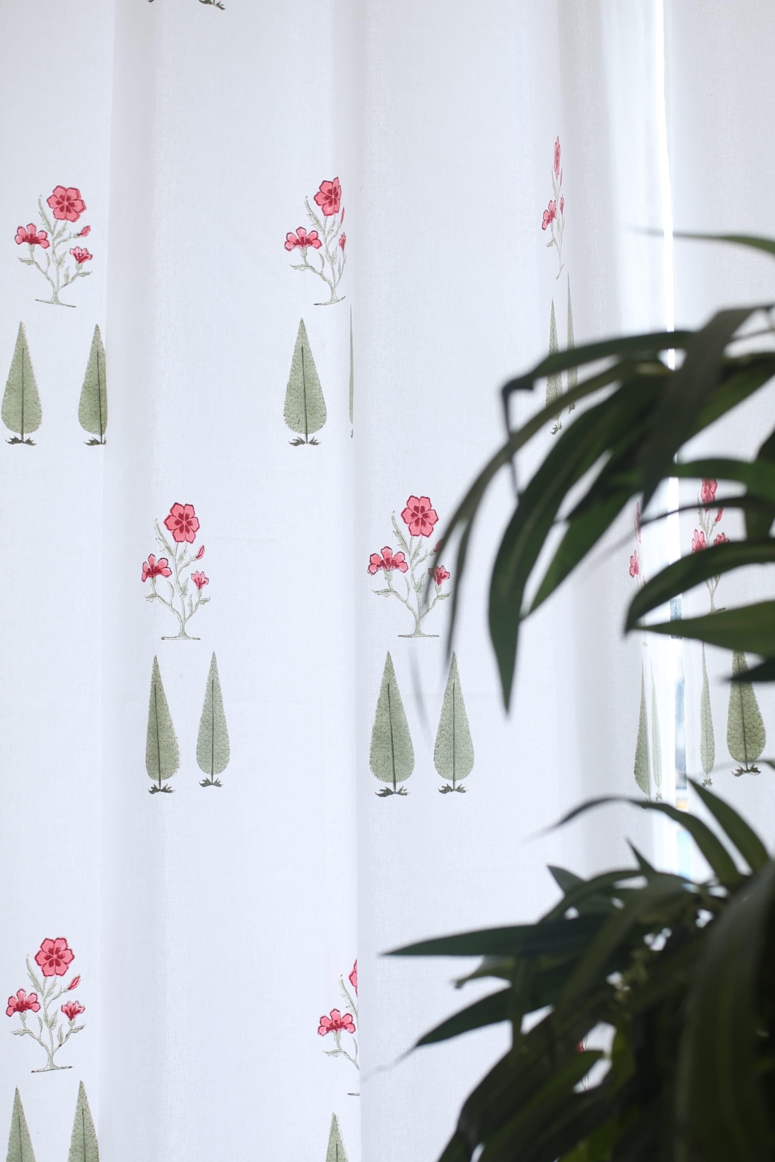 Curtains - Handblock printed curtains