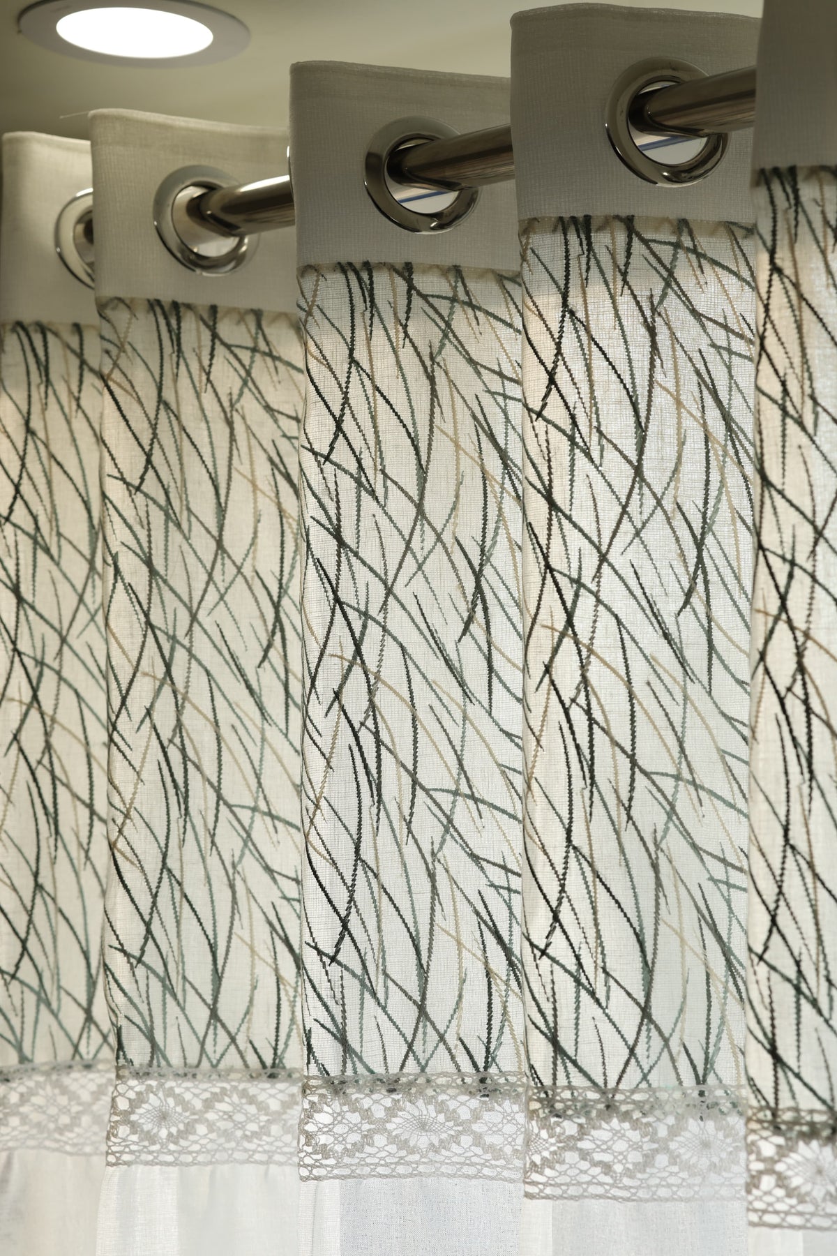 Curtains-Premium embroidery designer sheer curtains prebooking (description )