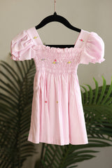 Kids smocked dress 10-12 month
