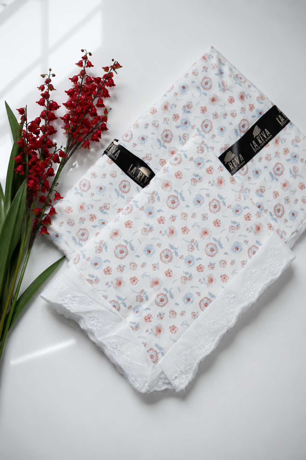 Bedsheets - King soft cotton lace bedsheets majestic