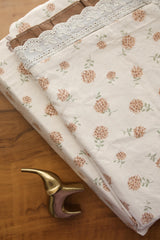 Bedsheets - Premium King soft cotton lace bedsheets majestic