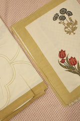Bedsheets - Handblock print queen bedsheets Diwali sale