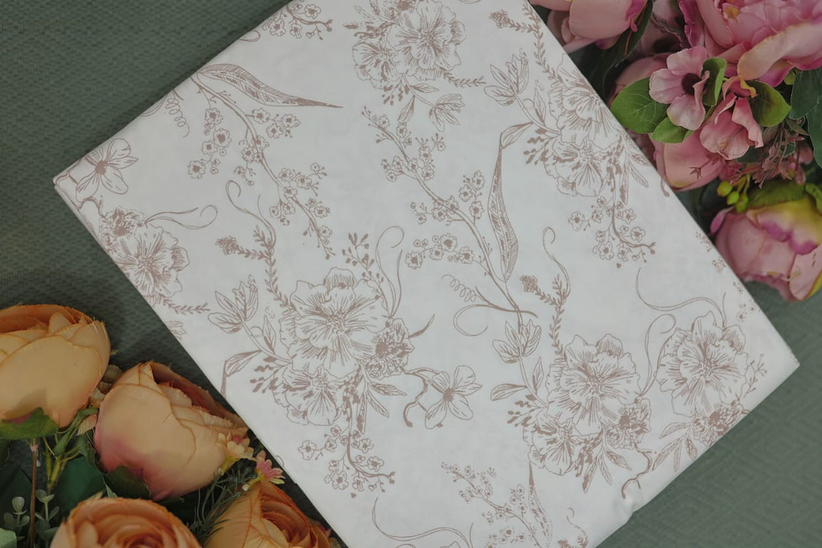 Bedsheets-Premium soft cotton white bedsheets