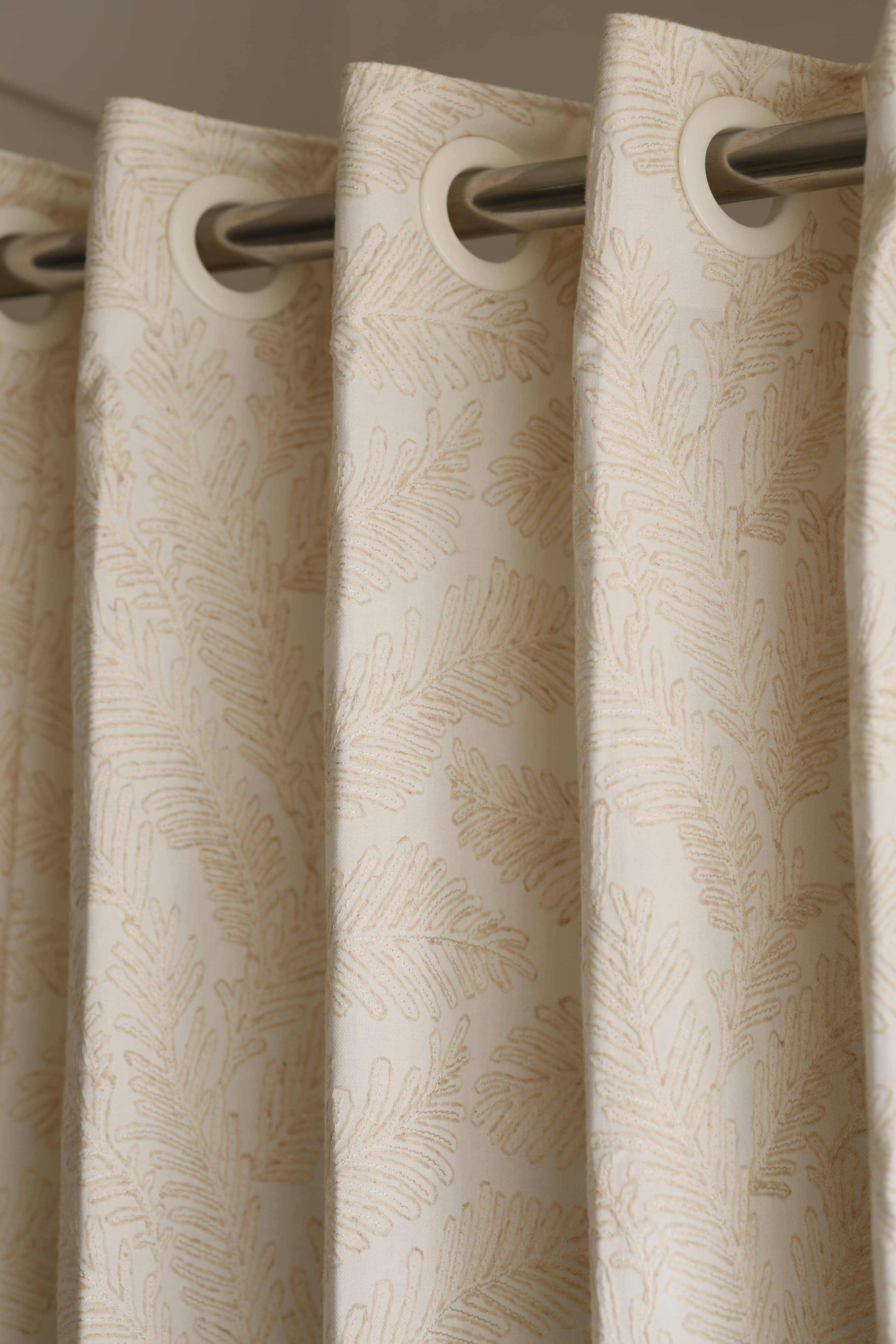 Curtains - Premium embroidery opaque curtains Naturalia Prebooking