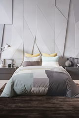 Bedsheets - Queen premium soft cotton bedsheet Digital print DD(Mem)