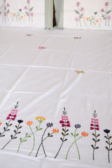 Bedsheets - King Premium Machine embroidery bedsheets MEK