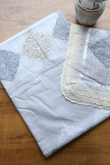 Bedsheets - Queen soft cotton lace bedsheets flora & lace