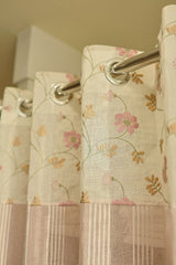 Curtains-Premium embroidery designer sheer curtains