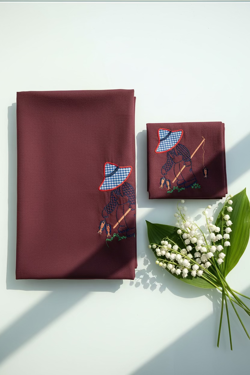 Bedsheets - Single Cross stitch embroidery bedsheets