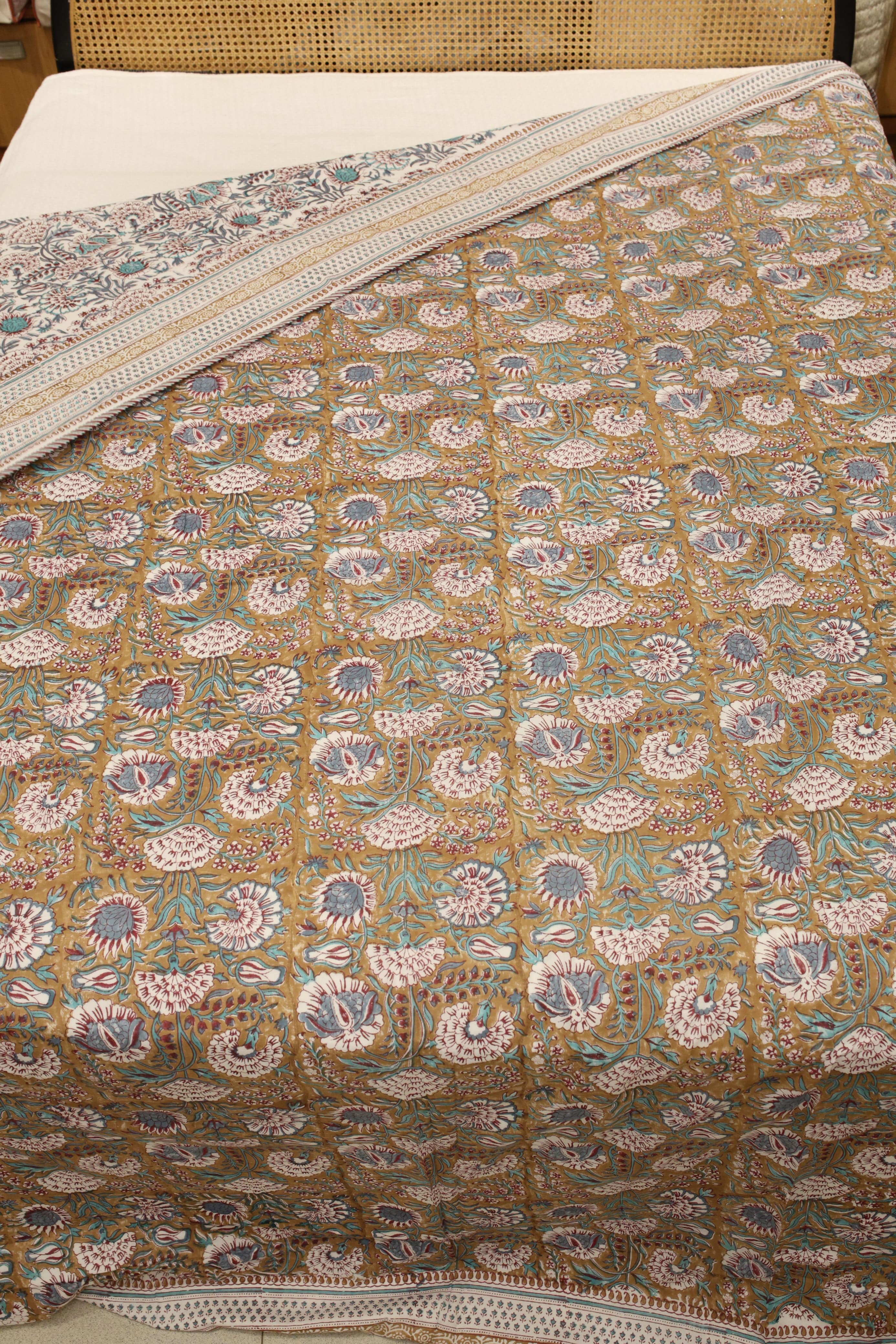 Double dohar / Blanket - Mughal handblock print