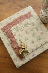 Bedsheets - Premium King soft cotton lace bedsheets majestic
