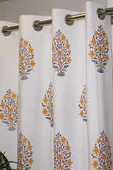 Curtains - Handblock printed curtains Diwali sale