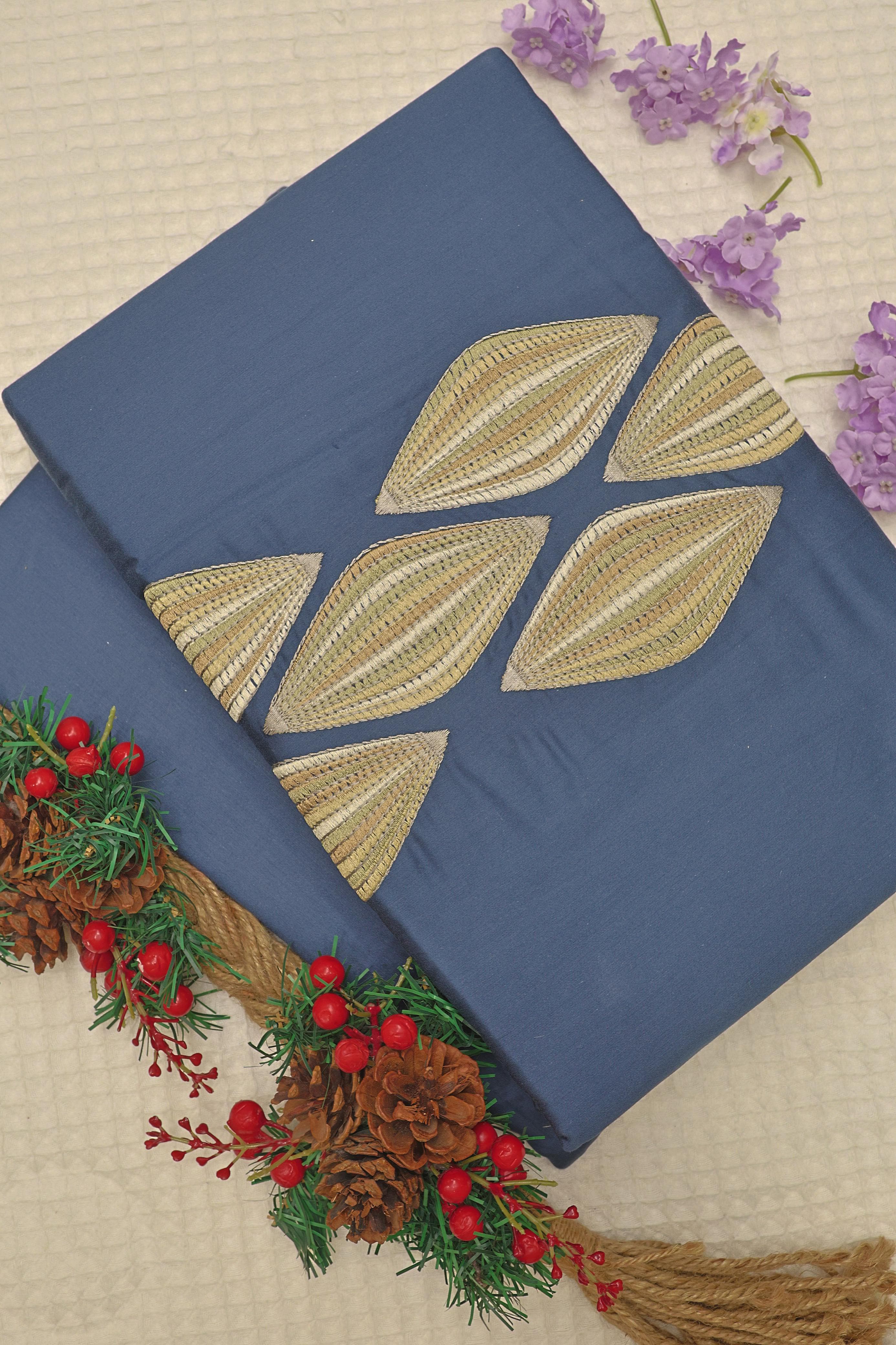 Bedsheets-Premium machine embroidered bedsheets