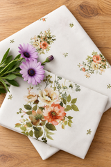 Bedsheets - King premium soft cotton bedsheet Digital Print DD(Vatika)