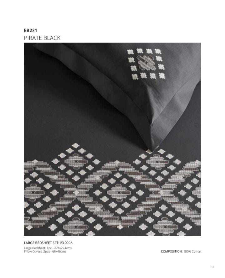 Bedsheets - King Premium machine embroidery bedsheets clearance sale excellence
