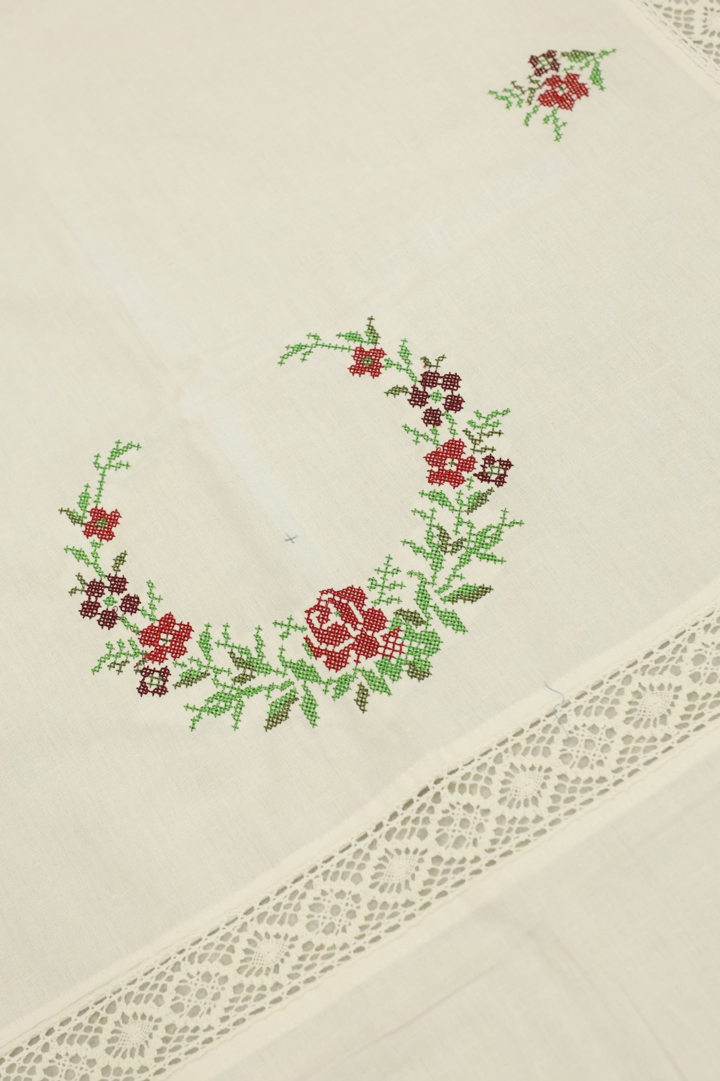 Table cloths - 6 seater cross stitch embroidery