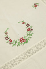 Table cloths - 6 seater cross stitch embroidery