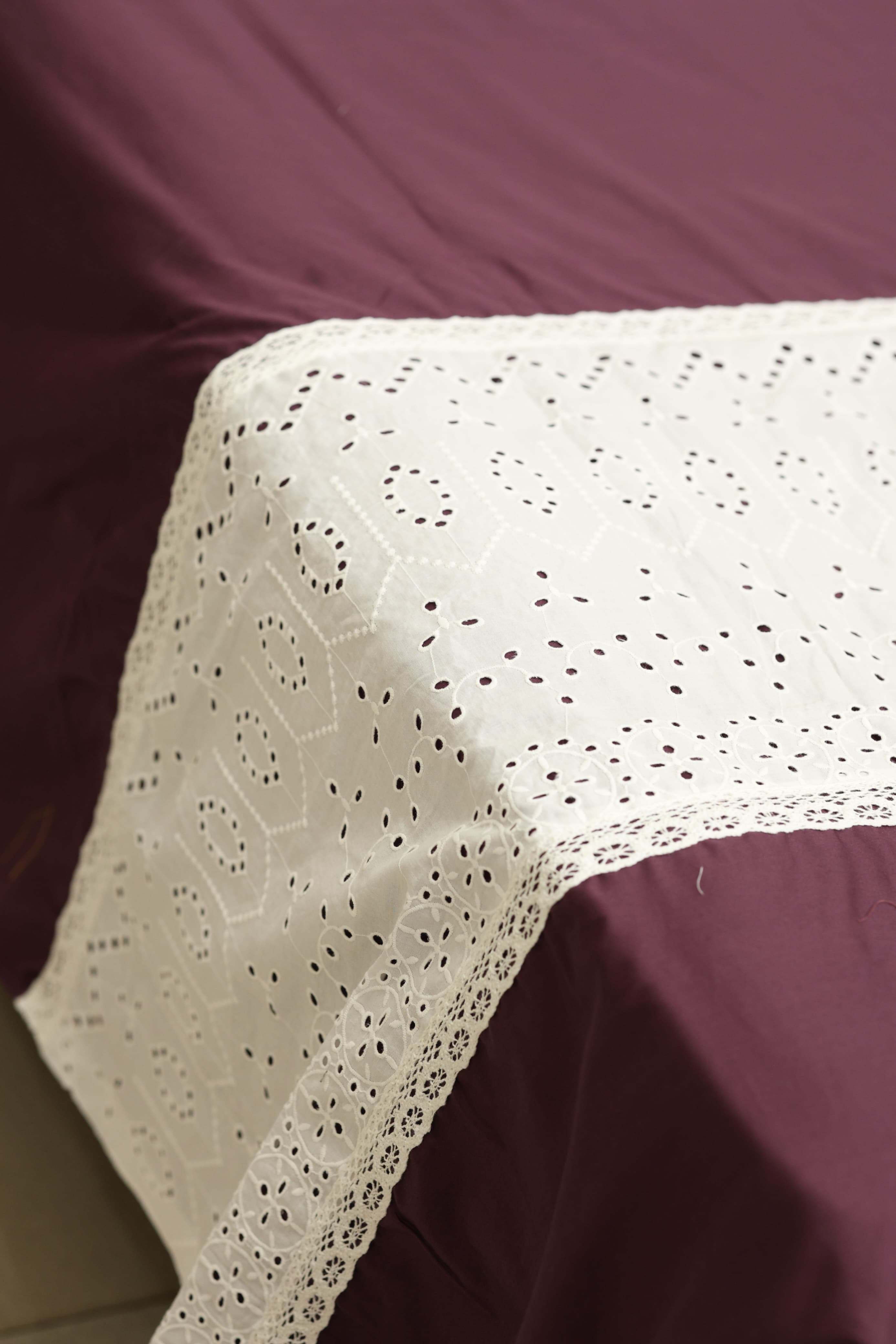 Bedsheets - Premium designer king bedsheets dd lace
