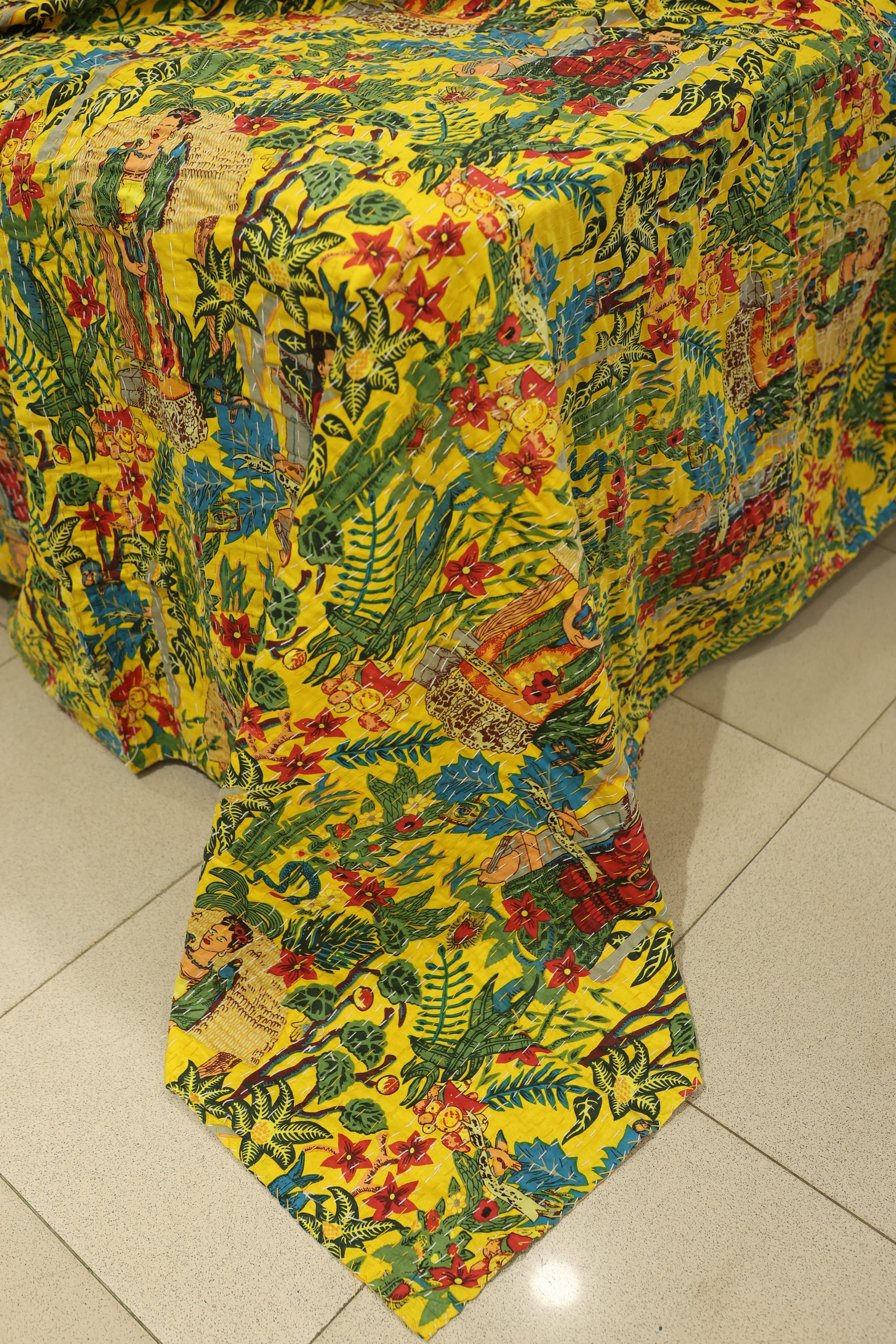 Bedspread - Kantha bedspread