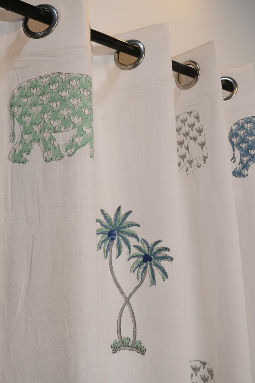 Curtains - Handblock curtains