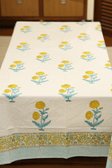 Table cloth - 6 seater handblock print