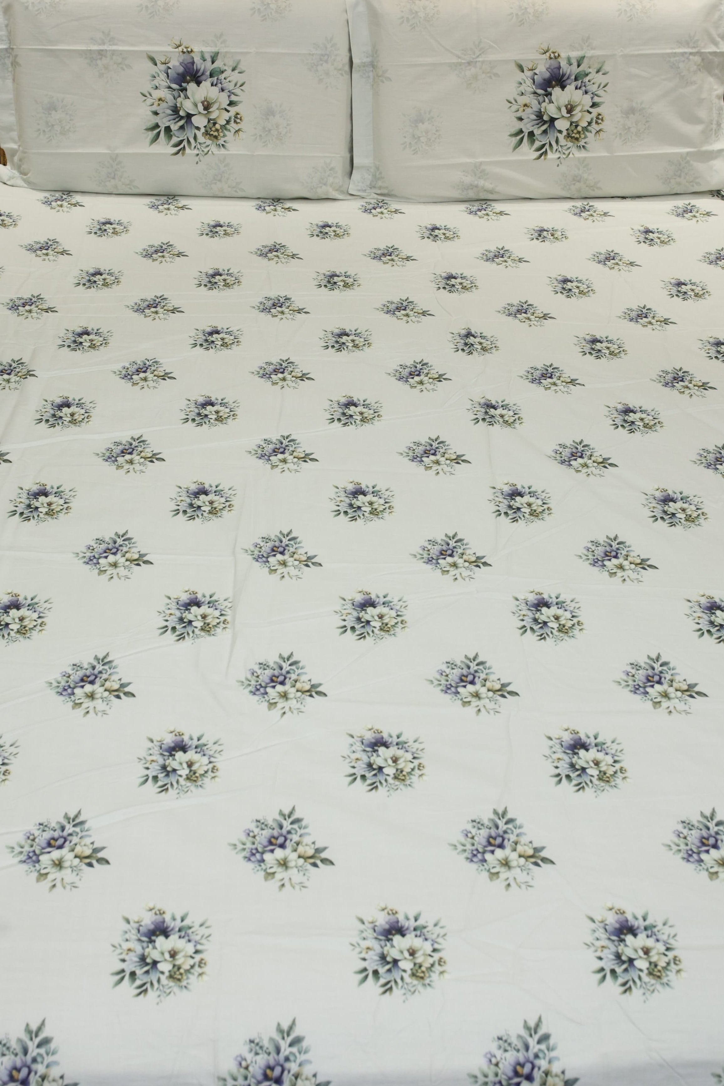 Bedsheets - King premium soft cotton bedsheet Digital Print DD   VATIKA