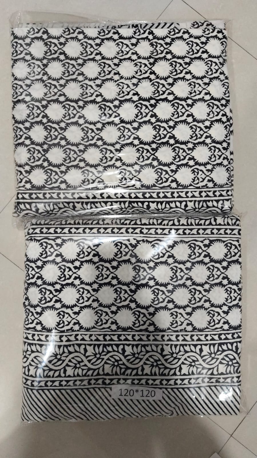 Bedsheets:Super king Handblock bedsheets