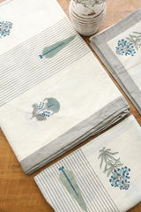 Bedsheets - Handblock queen rajwada print bedsheets