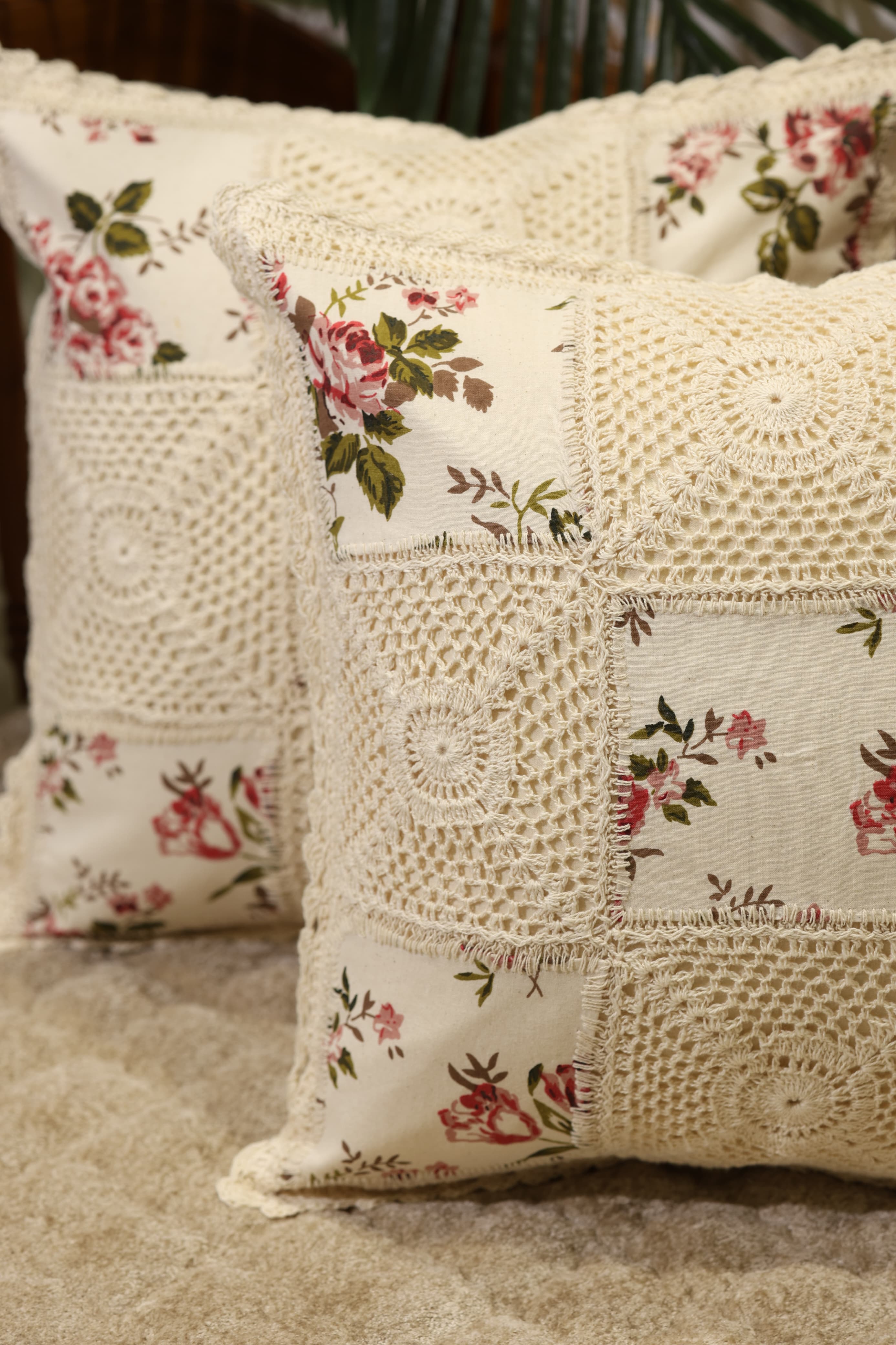 Cushion covers - crochet cushion covers Size :16*16 inches