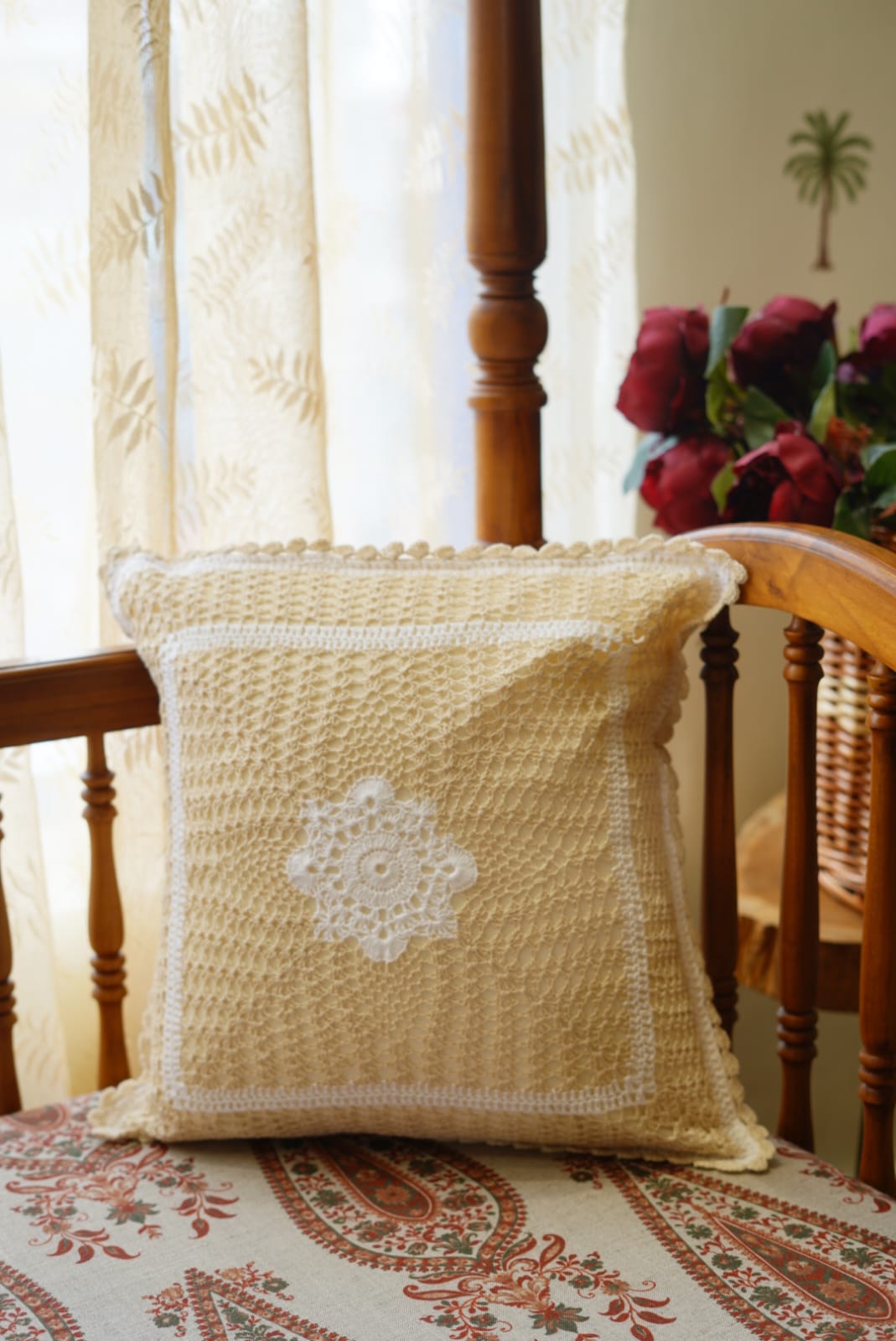 Cushion covers - crochet cushion covers Size :16*16 inches