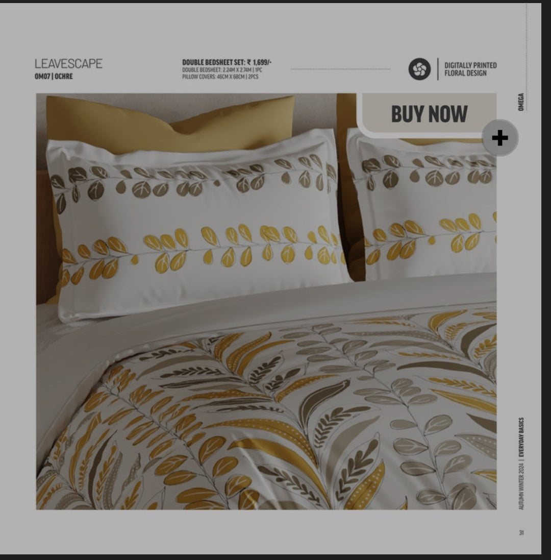 Bedsheets - Queen premium soft cotton bedsheet Digital print DD clearance sale(omeg)