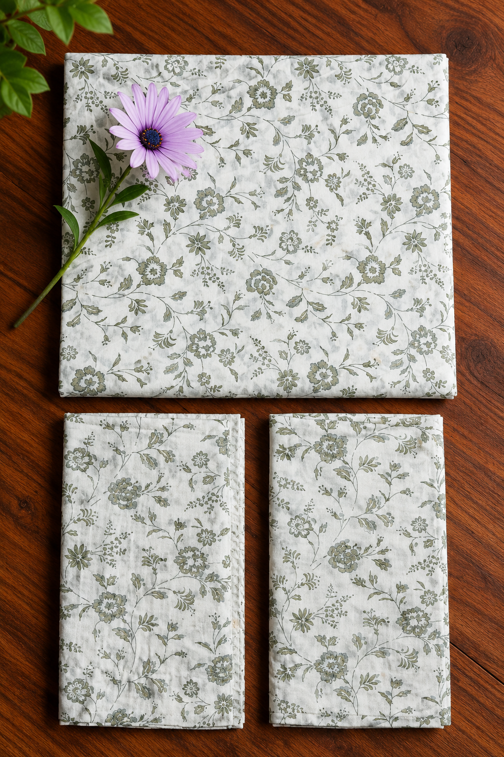 Bedsheets - King soft cotton floral bedsheets Vintana