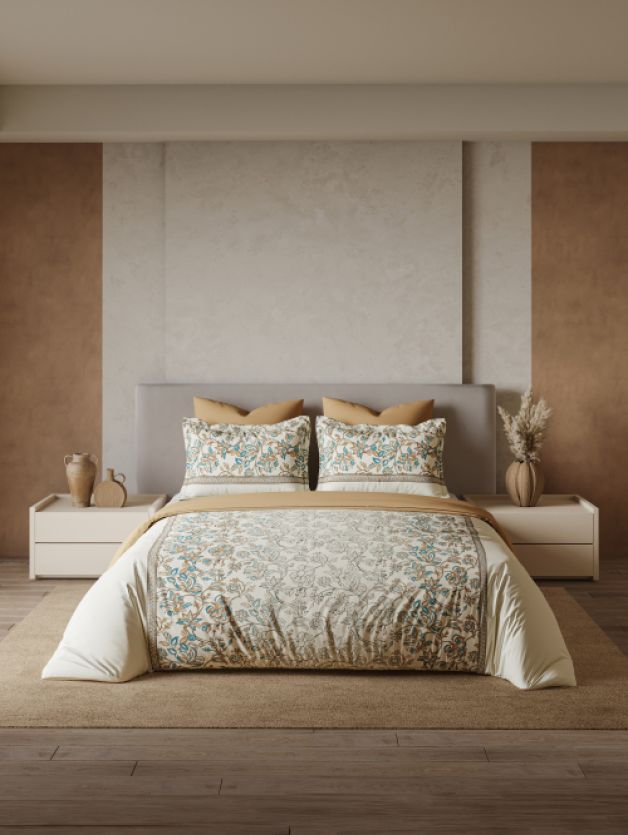 Bedsheets - Double premium soft cotton bedsheet Digital print DD vega