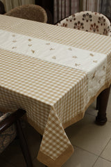 Table cloth - Check embroidery