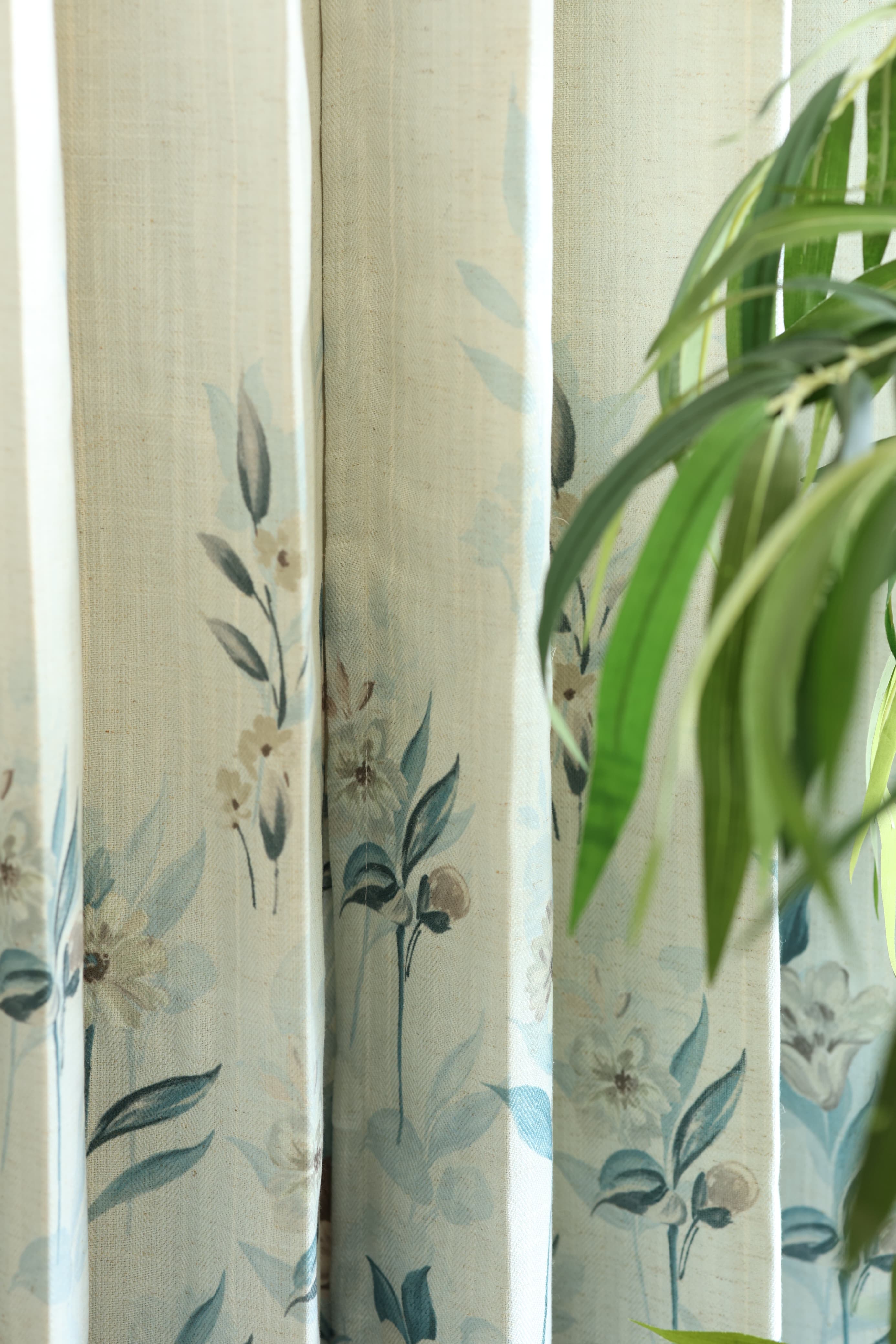Curtains English floral printed curtains (sheer and opaque) prebooking