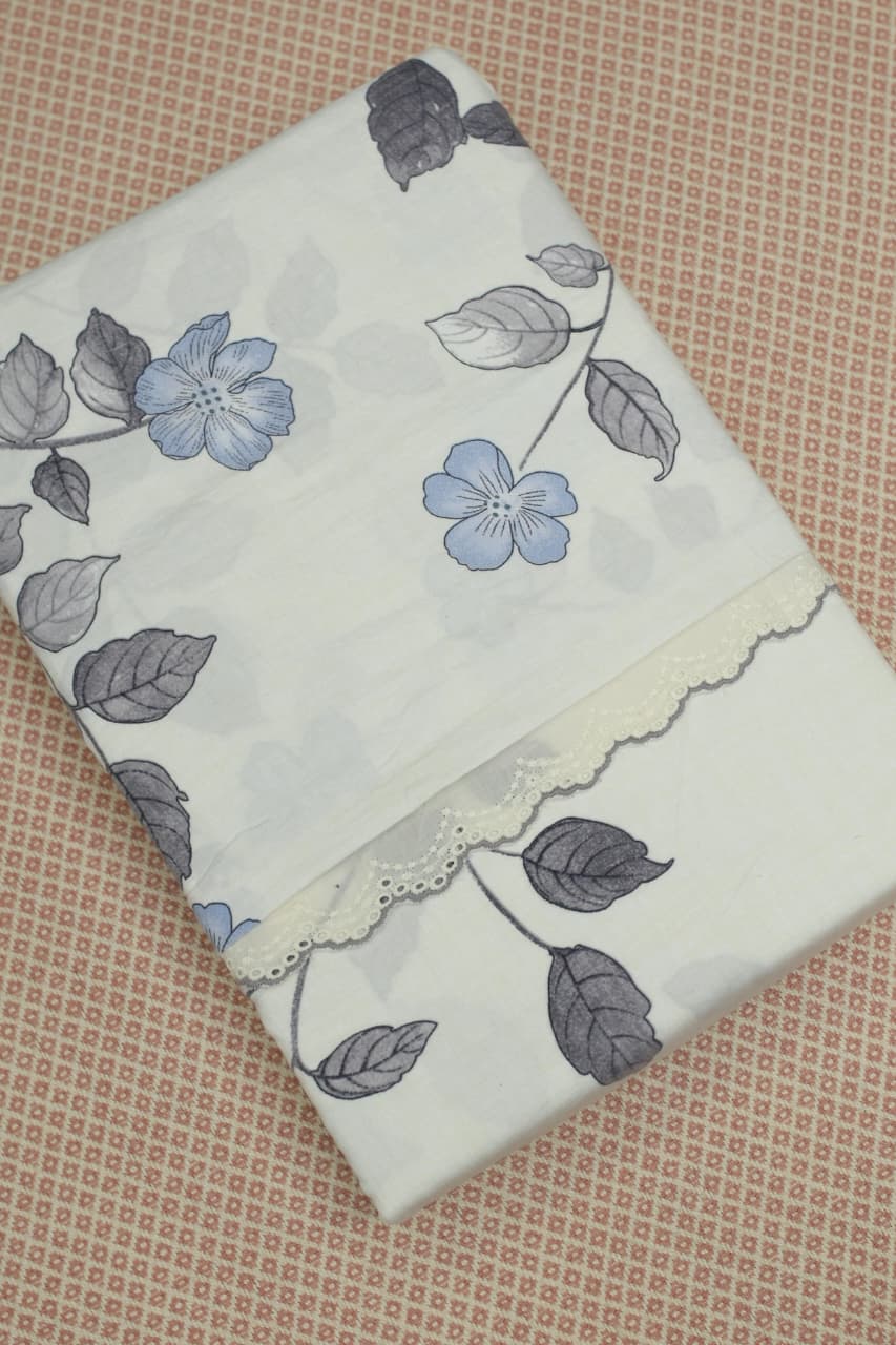 Bedsheets - King soft cotton lace bedsheets majestic Ziva