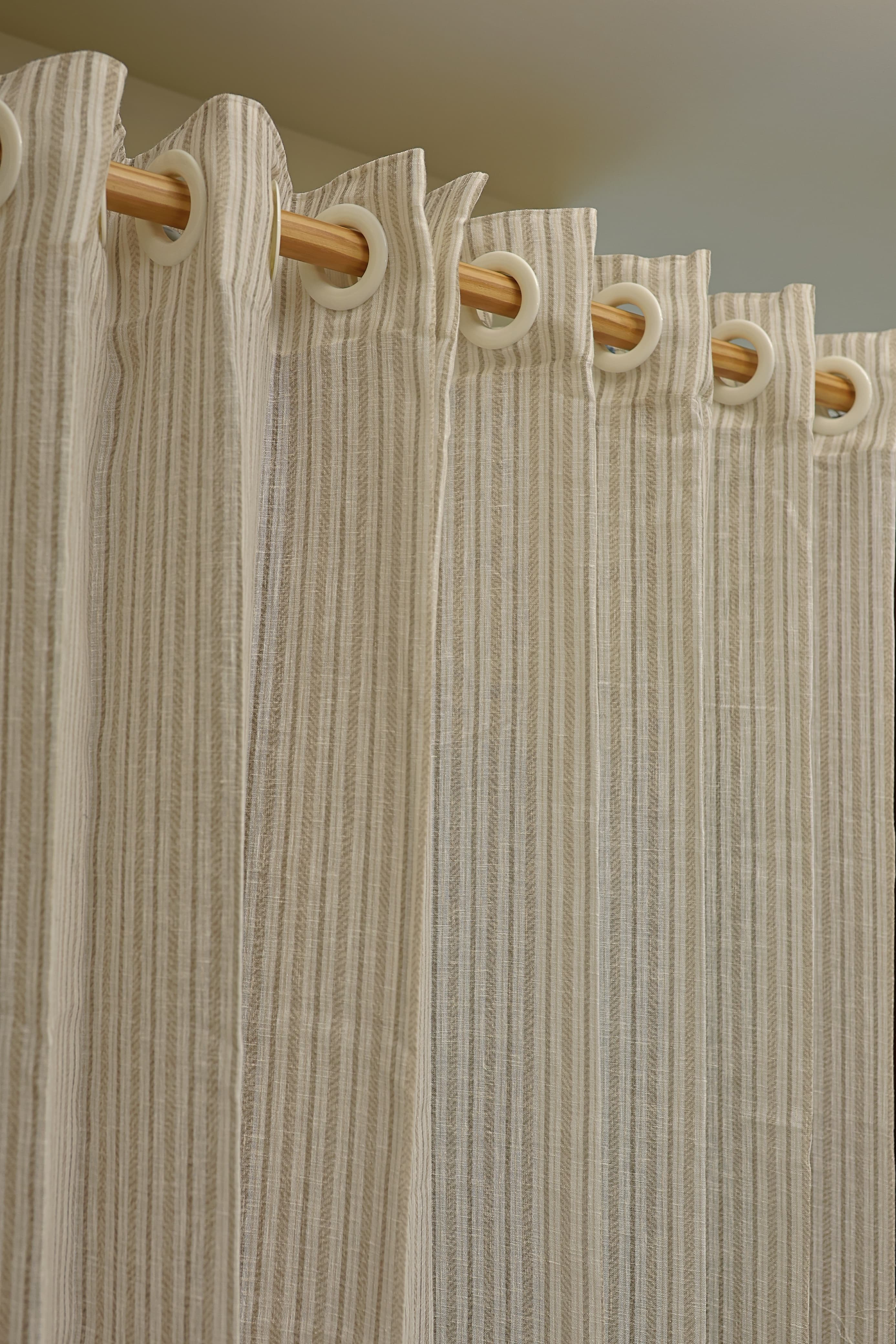 Curtain-Self printed semi transparent