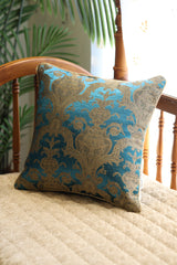Festive Brocade Damask Cushion Cover