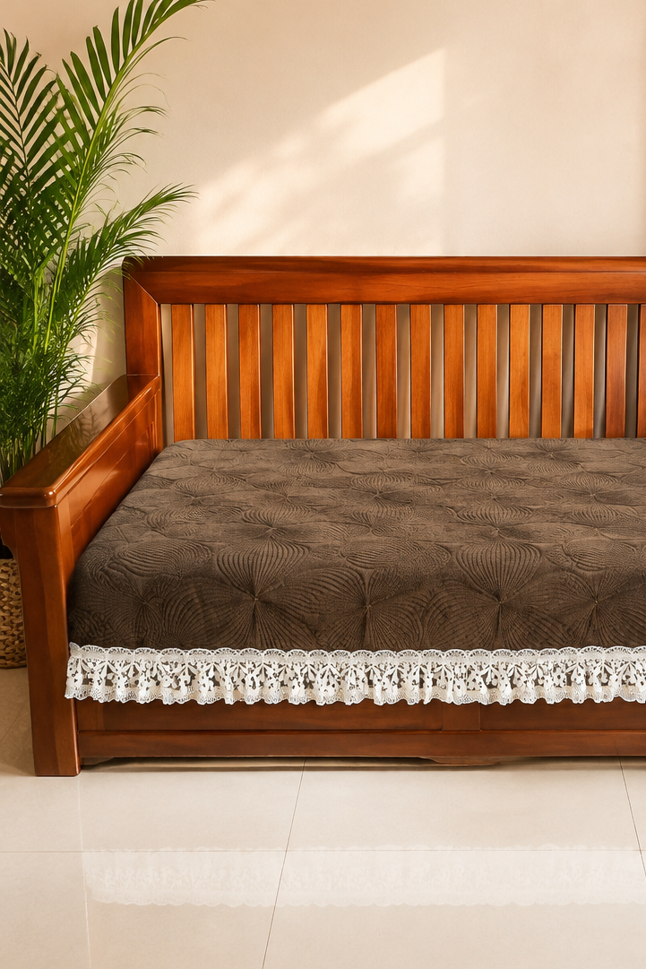 Sofa protector -  description (Colour : Coffee)