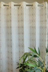 Curtains -Premium embroidered sheer curtain