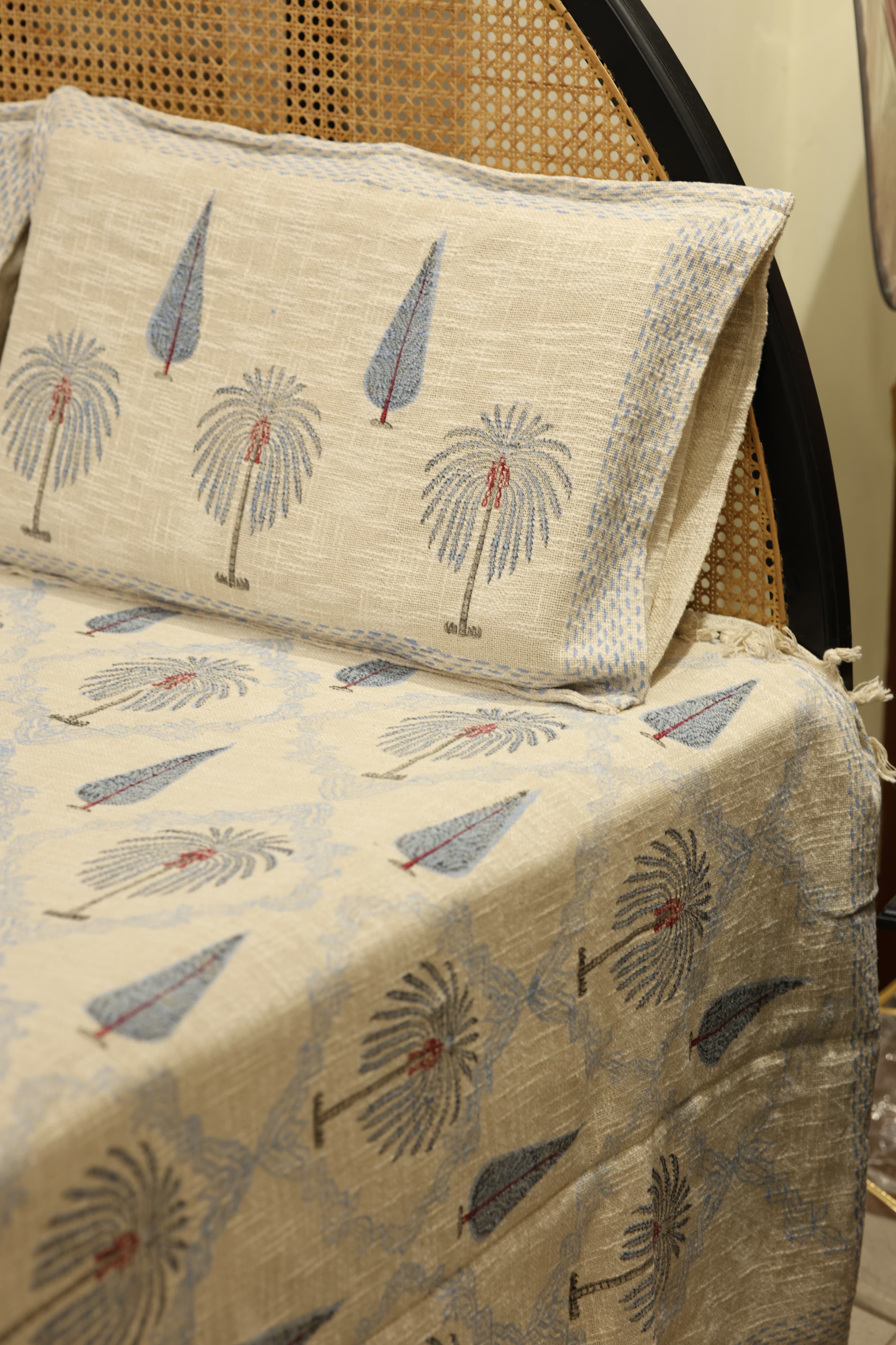 Spread : Handblock Jute Bedspread