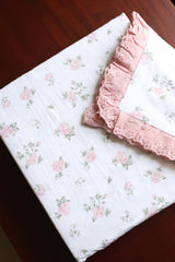 Bedsheets - Premium King soft cotton lace bedsheets majestic